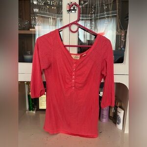 Guess Orange Long-Sleeve - Sized Small